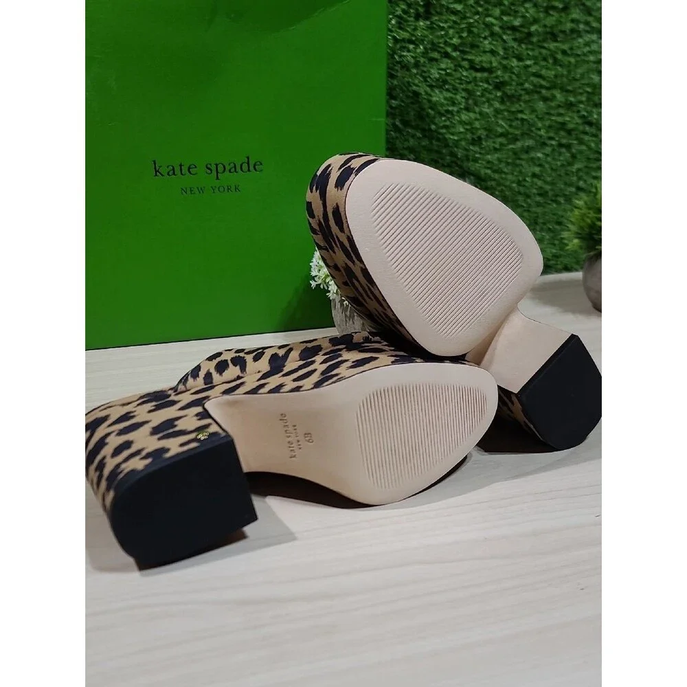 Kate Spade New York Amelia Clogs / Modern Leopard US 6 B NEW
